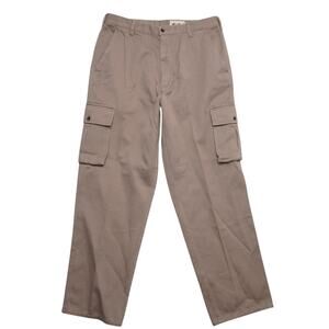 Vintage Eddie Bauer Cargo‎ Utility Pants Men's 35x32 Cotton Utility Workwear